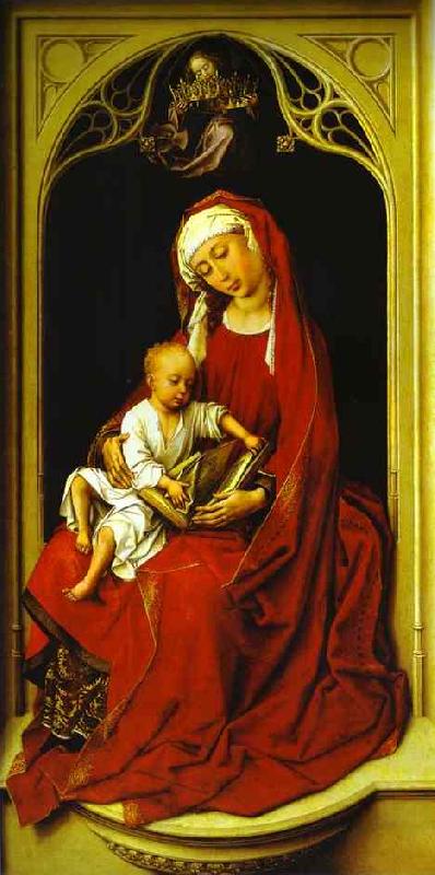 Rogier van der Weyden Madonna in Red  e5 Sweden oil painting art